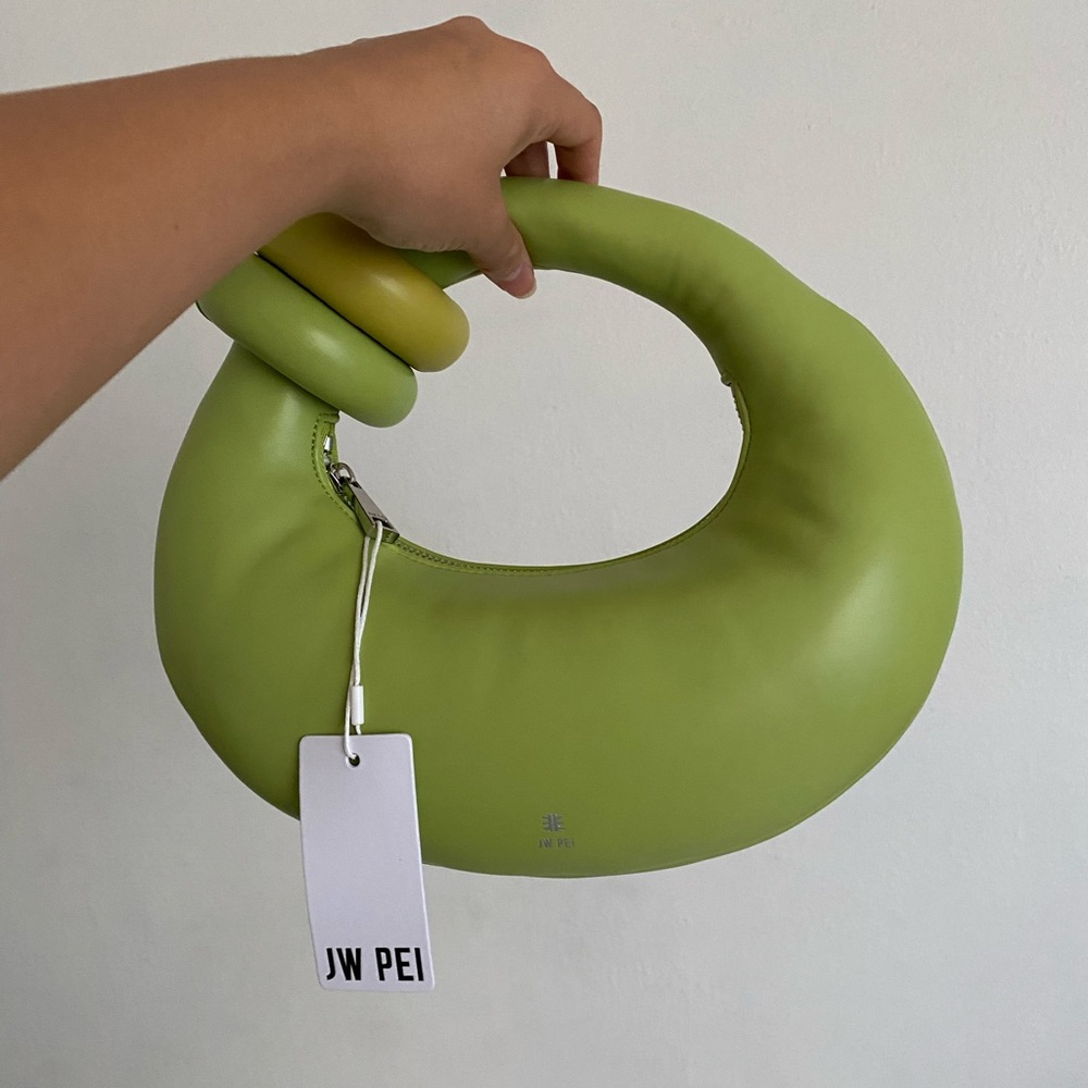 JW Pei green bag